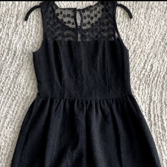 Anthropologie Monteau Black Lace Dress - Picture 15 of 16